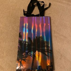Gucci shopping bag (size: 6 1/2 x 2 1/2 x 11)